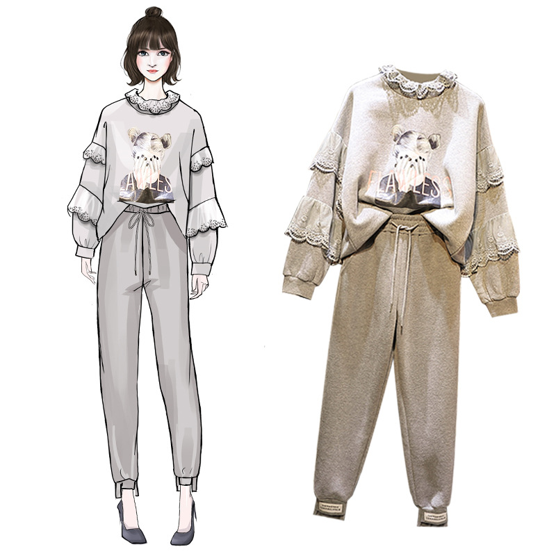 Costume femme en Mélange de coton - Ref 3334867 Image 1