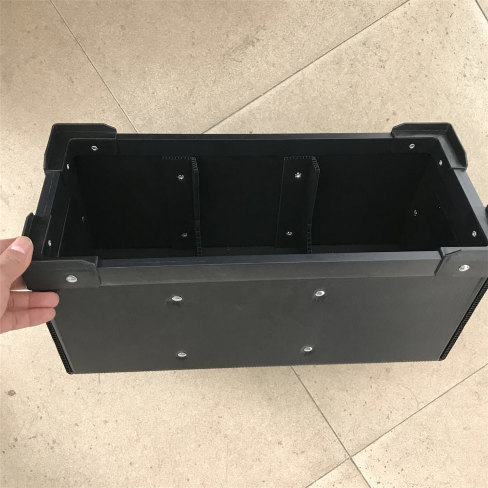 惠城区电子车间防静电中空板骨架箱 小金口塑料瓦楞板箱 静电胶箱