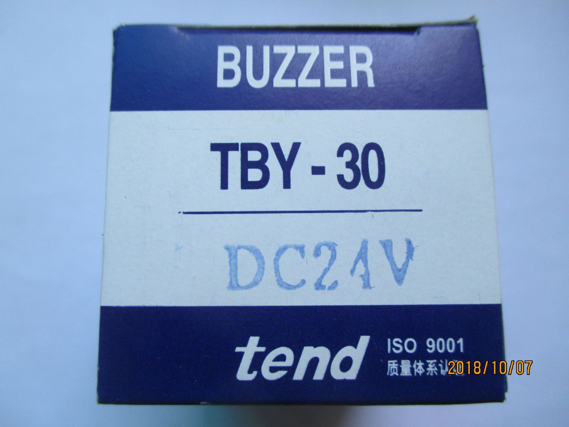 供应全新原装正品天得蜂鸣器TBY-30 DC24V