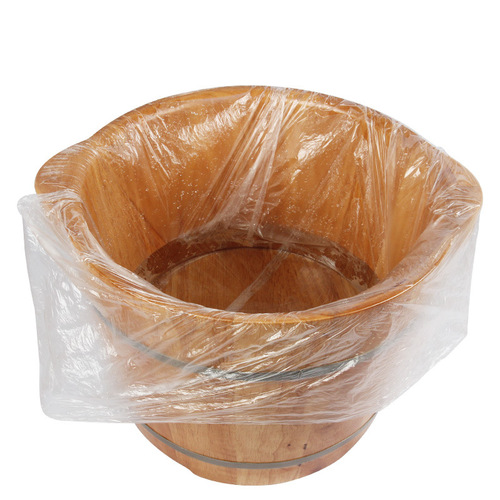 Small bucket bag 5 pack disposable foot bath bag foot bath bucket bag white foot bath plastic bag foot bath foot bath bag