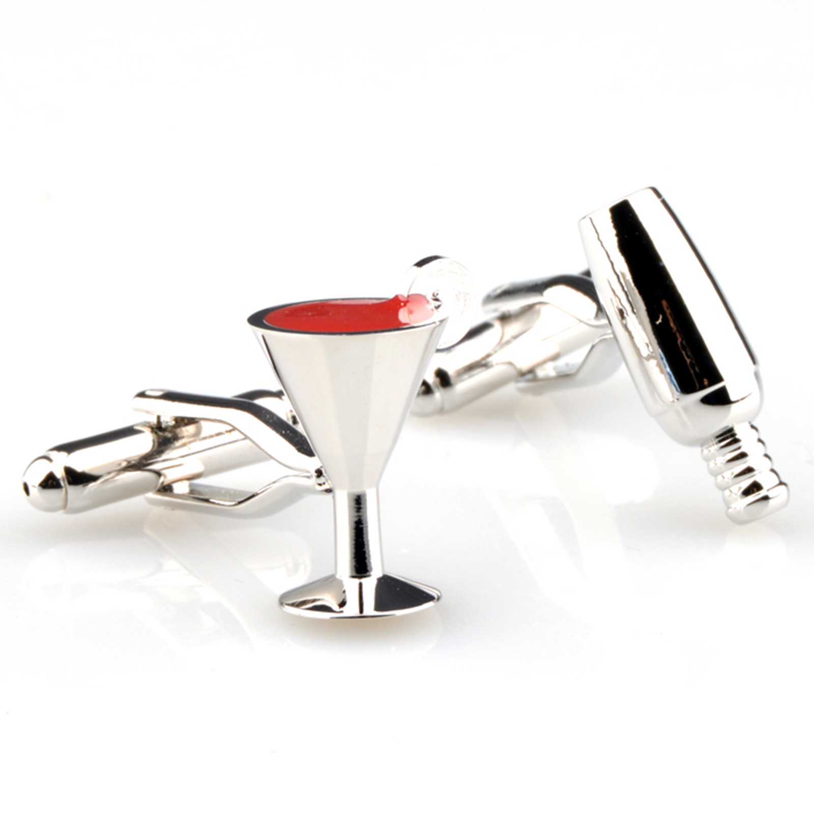 Dongguan cufflinks in Stock mixed batch customized fun cocktail cufflinks cocktail shaker cufflinks men's cufflinks
