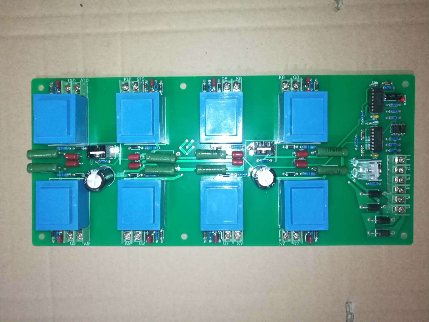 IF furnace A drag Inverter pulse Expansion Board NBK-8 Line control board Series and parallel Melting induction heating