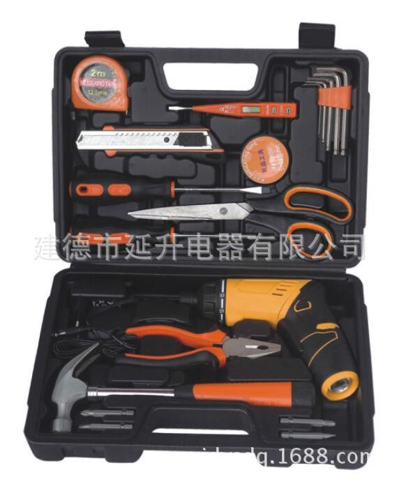 多功能五金工具套盒 家用工具套装 21件套家电维修工具 工厂直销