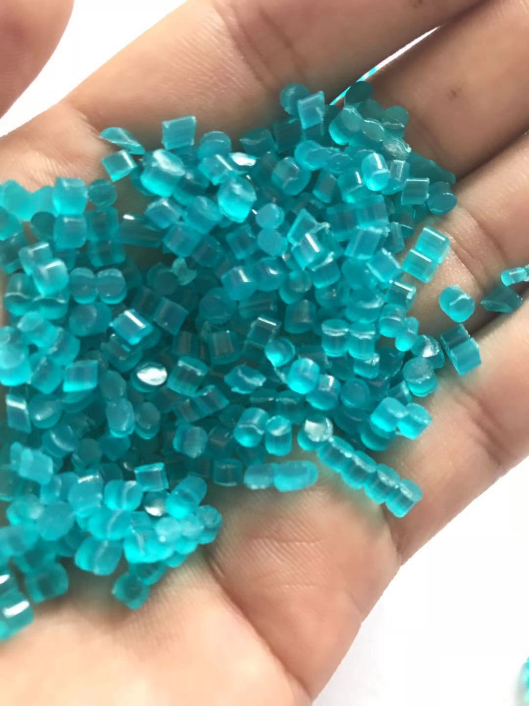 TPU蓝色 硬度85A 应用注塑于手表带类产品