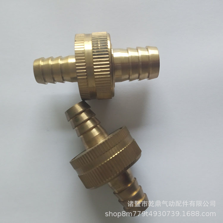 滚花花园管接头 出口爆款花园管接头 高品质纯铜花园管接头