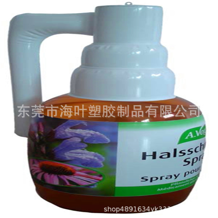 广告促销PVC充气洗发水瓶子    充气洗衣液瓶子    款式