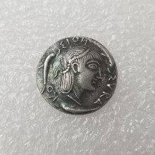 仿古工艺品#51希腊硬币铜镀银做旧银元银圆批发(30)