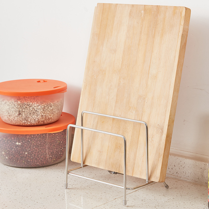 【一件代发】304不锈钢砧板架厨房收纳用品菜板案板收纳置物架子|ms