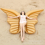 天使翅膀 厂家供应PVC白色环保充气浮排 现货批发 蝴蝶水上浮排