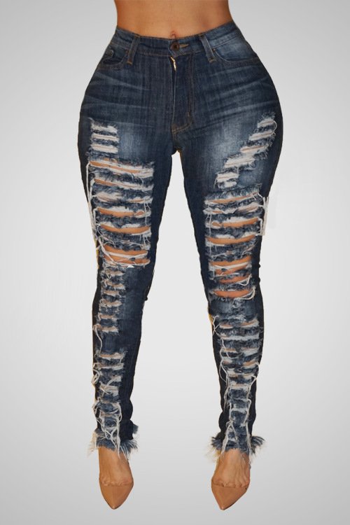 Acquistare Vendita Calda Blue Jeans Pantaloni Pancil Donna Vita Alta Jeans  Slim Strappati Jeans Strappati Pantaloni Casual Elasticizzati Jeans  Pantaloni Donna # 802 Economico | Consegna Veloce E Qualità | It.Dhgate