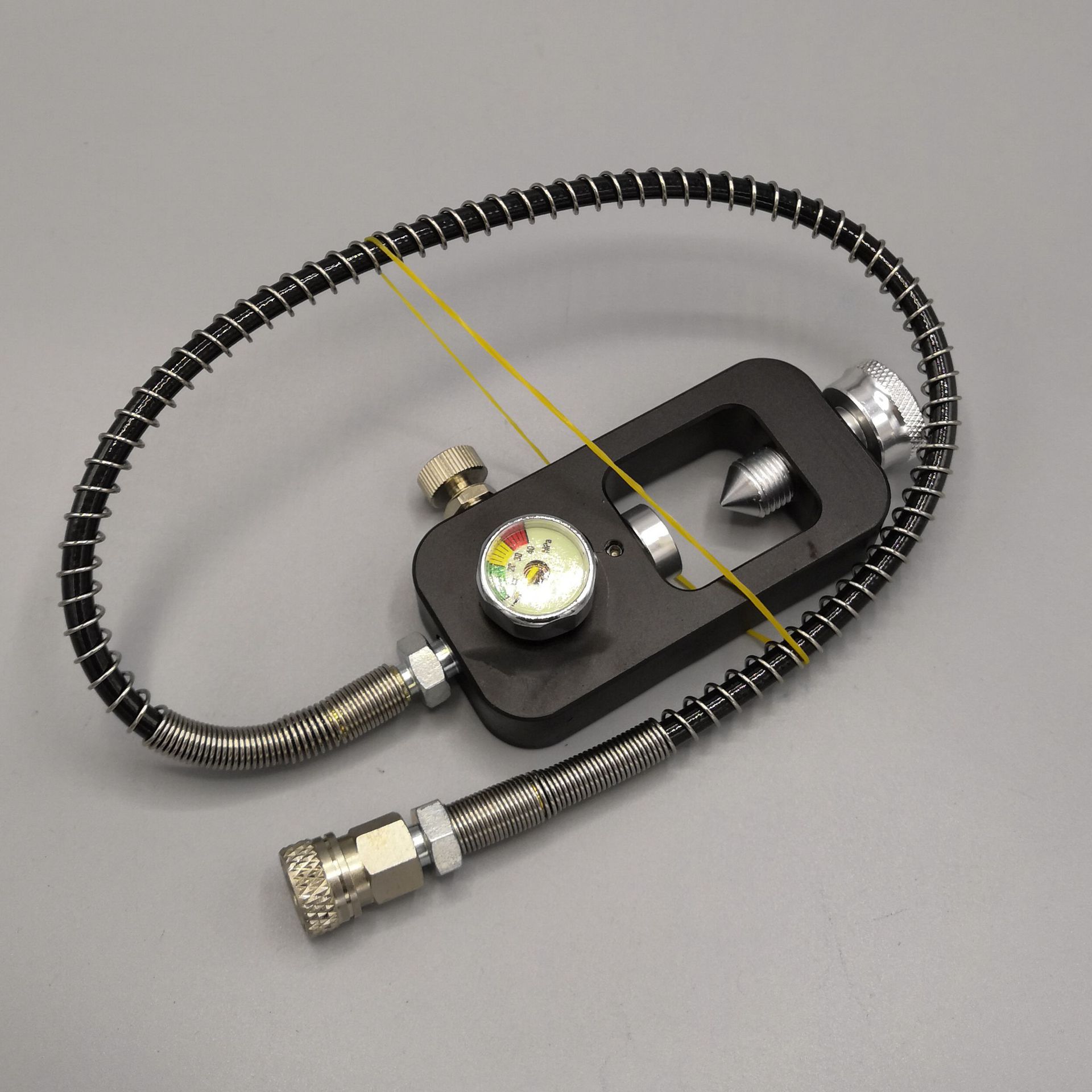 Cesta de flores cabeza cilindro de oxígeno de buceo válvula inflable adaptador de buceo botella grande a botella pequeña válvula de llenado de suministro transfronterizo