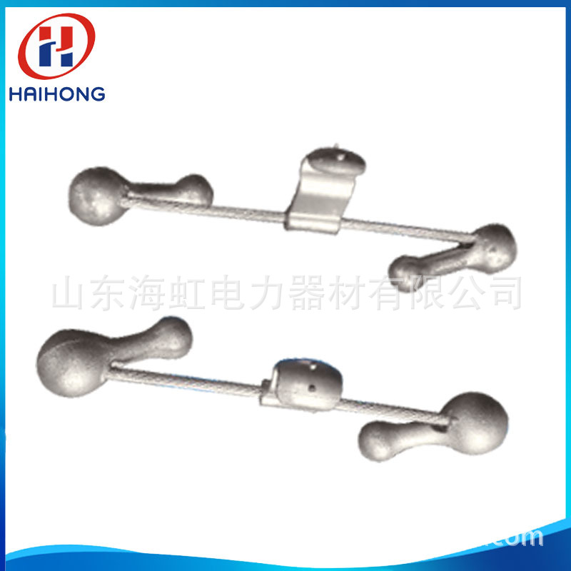 电力线路光缆防护金具 4D-20光缆防震锤 预绞丝防震锤价格