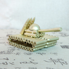 Factory Supply Metal Bullet Case Crafts Handmade Tank Model Children's Gift 95 Tank