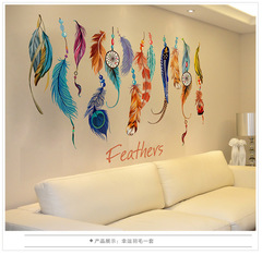 客廳臥室沙發裝飾背景牆壁貼臥室牆貼可移除貼畫7001