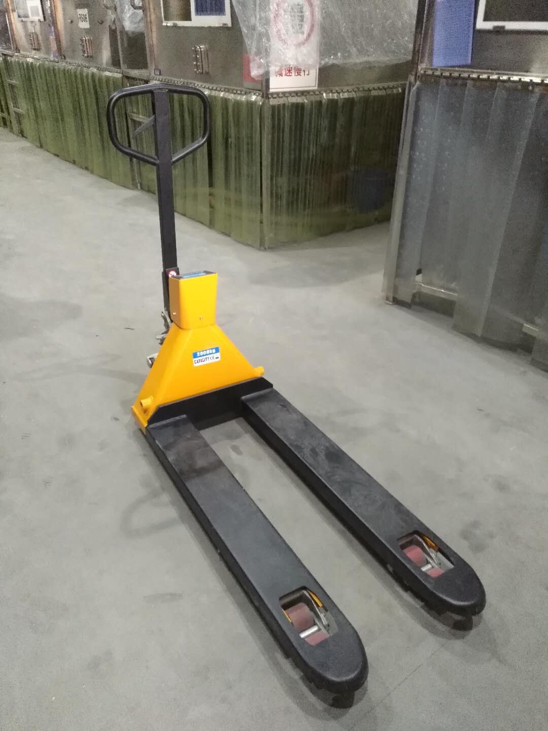 普尔夫电子秤搬运车 叉车秤  2吨称重托盘车叉车 手动地牛