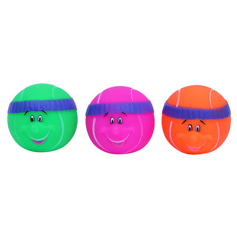 En stock al por mayor perro molar diente limpieza juguete entrenamiento pelota mascota tenis juguete bola mascota perro Bola de juguete