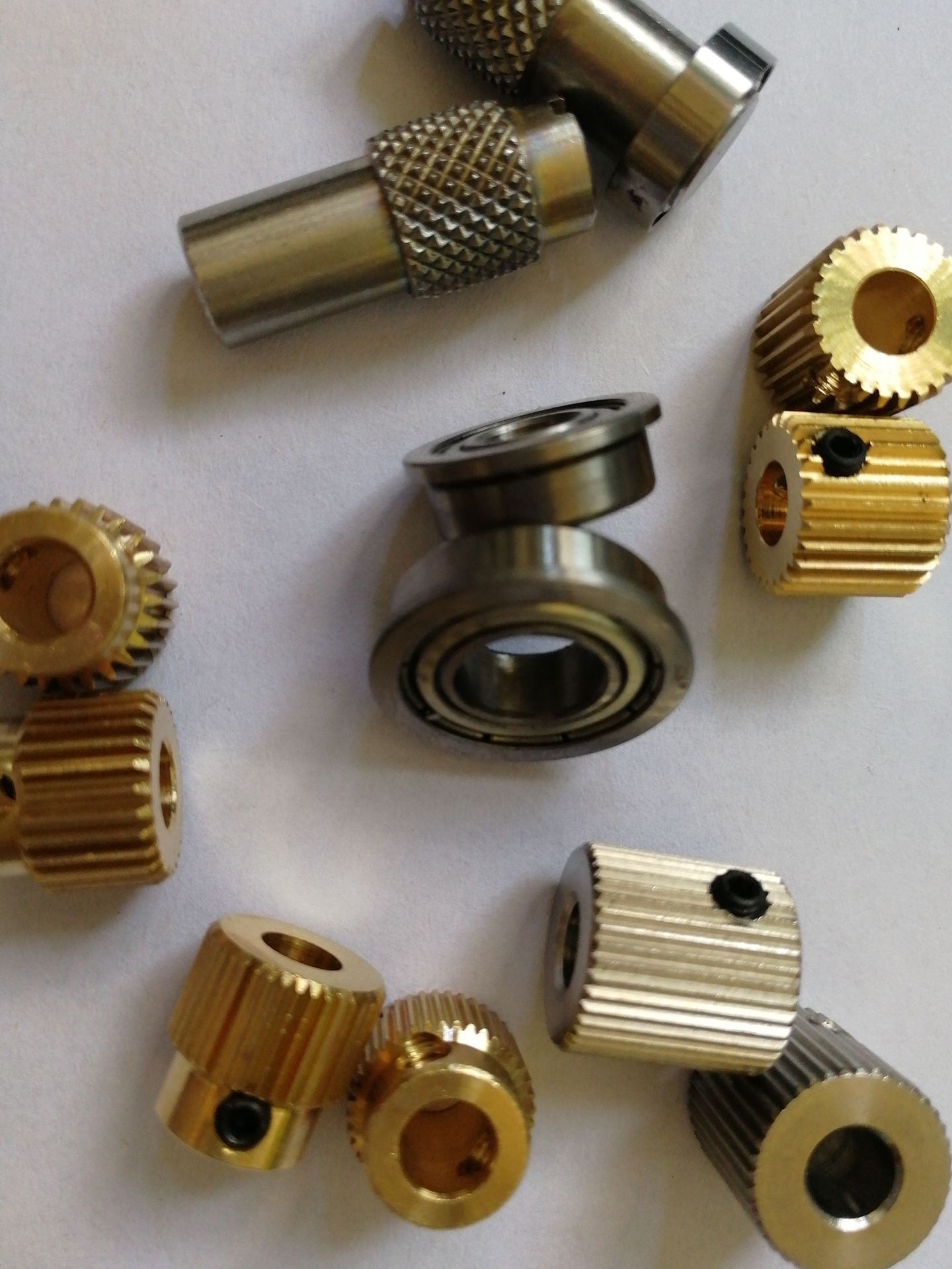 不锈钢精密轴，黄铜3D打印机专用挤出轮40齿；26齿