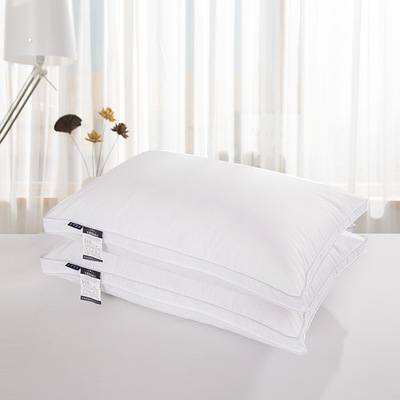 厂家直销全棉枕头可水洗五星级酒店宾馆枕芯 纯棉枕头芯一件代发