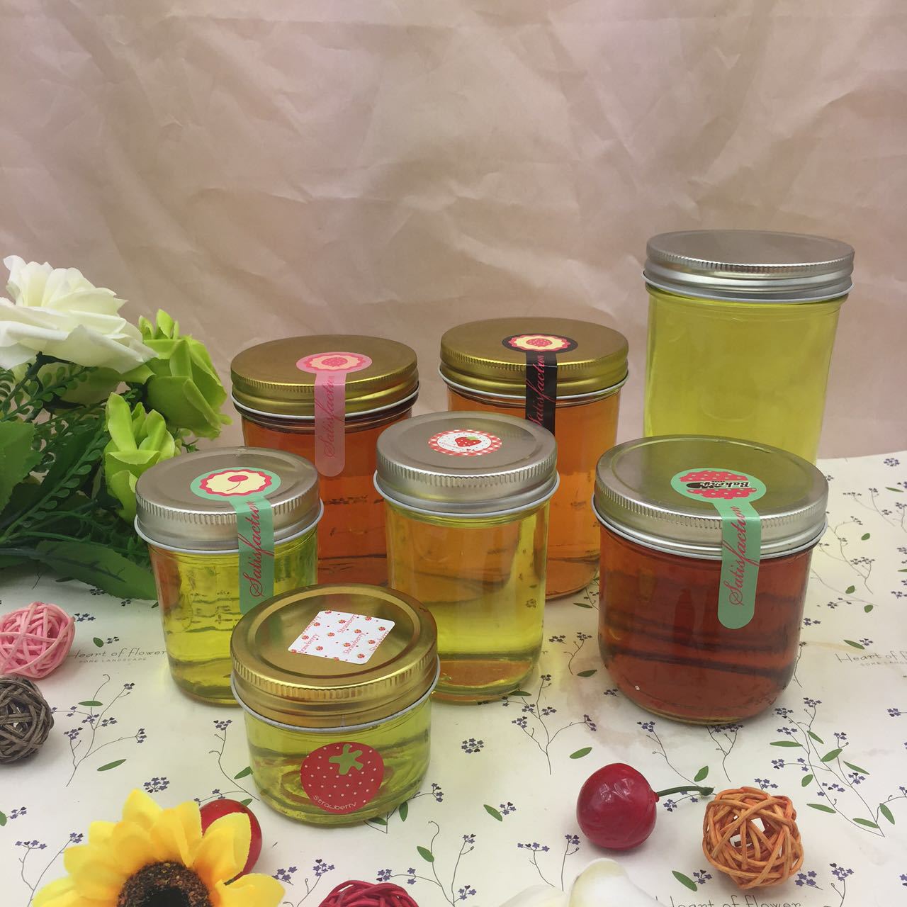批发100ml-650ml鱼子酱瓶草莓酱瓶密封封罐蛋糕慕斯杯酱菜分装瓶