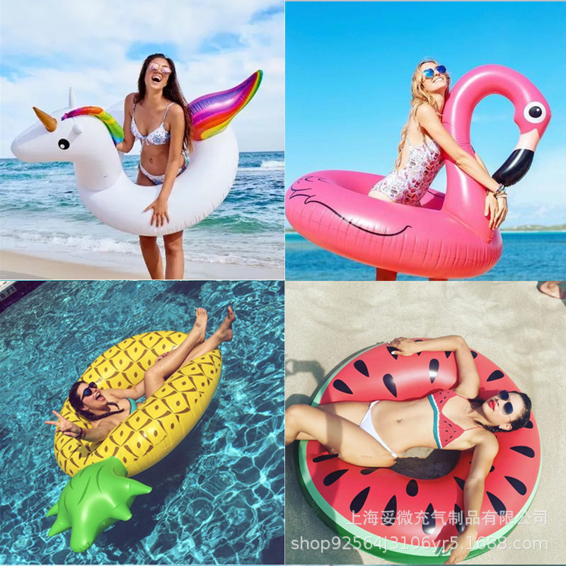 summer inflation Fire Bird Swim ring adult thickening inflation Aquatic enlarge Life buoy children Floating ring Adult