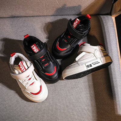 汤米兔儿童二棉鞋2018初冬季新款潮加绒加厚男童女童韩版宝宝冬鞋