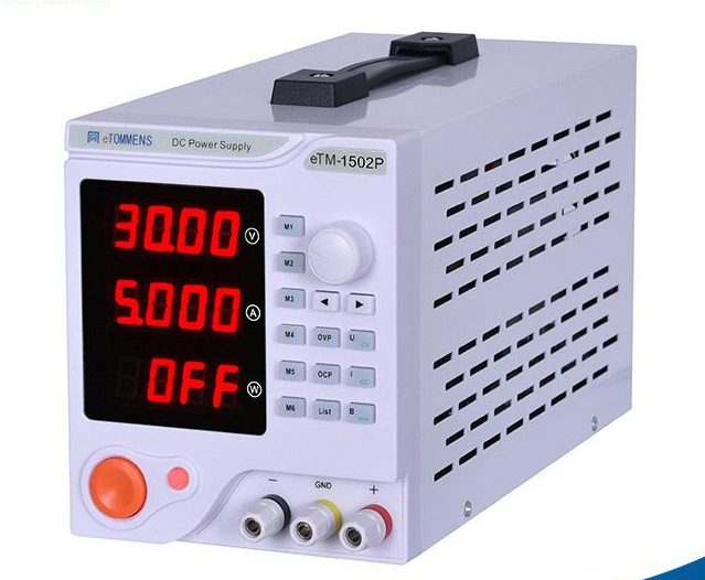 150V2A同门eTOMMENS可程式程控直流稳压电源eTM-1502P四位显示