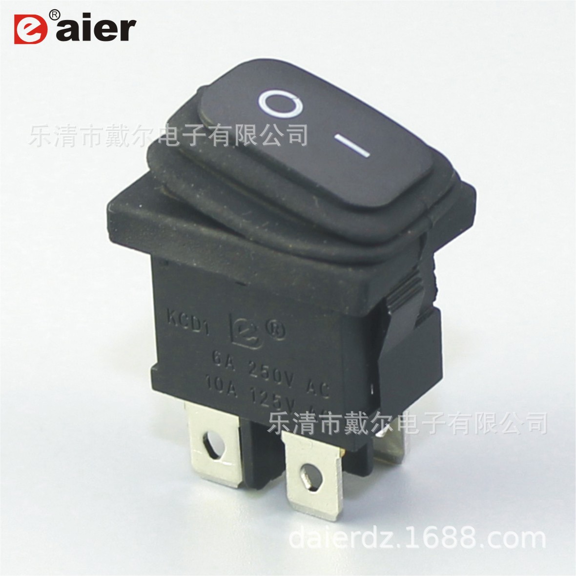 KCD1-201-4-W 船型防水开关，4脚防水开关