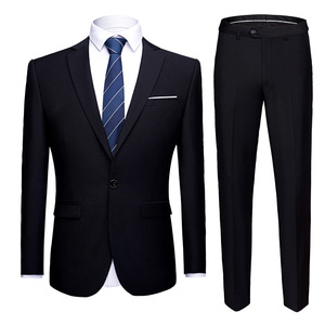 Professional suit suit men’s slim suit formal dress bridegroom wedding dress two piece suit