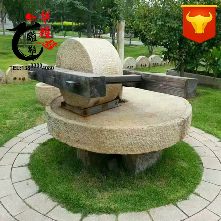 旧石碾子,旧石碾子改电动碾子,石头碾子(第15页)_大山谷图库