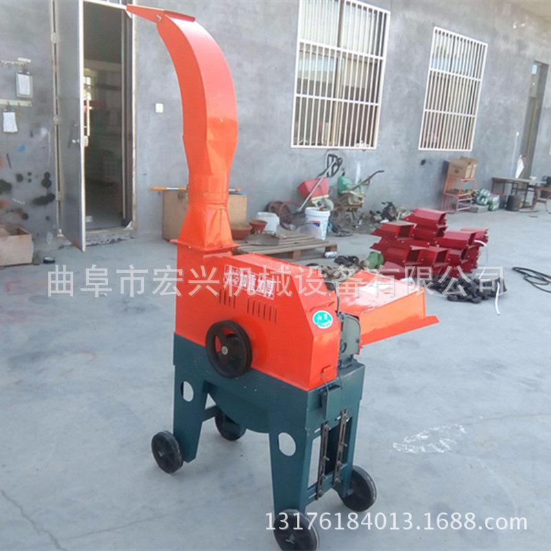 全自动传送带铡草机 自动进料斩草机