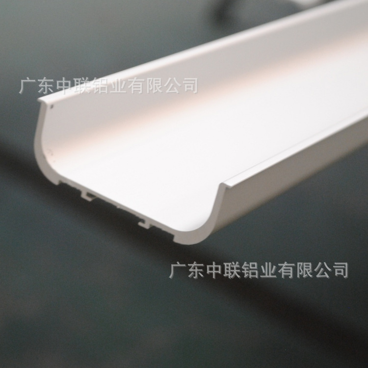 佛山铝型材厂家定制u型铝槽型材 挤压+氧化铝合金型材 量大从优