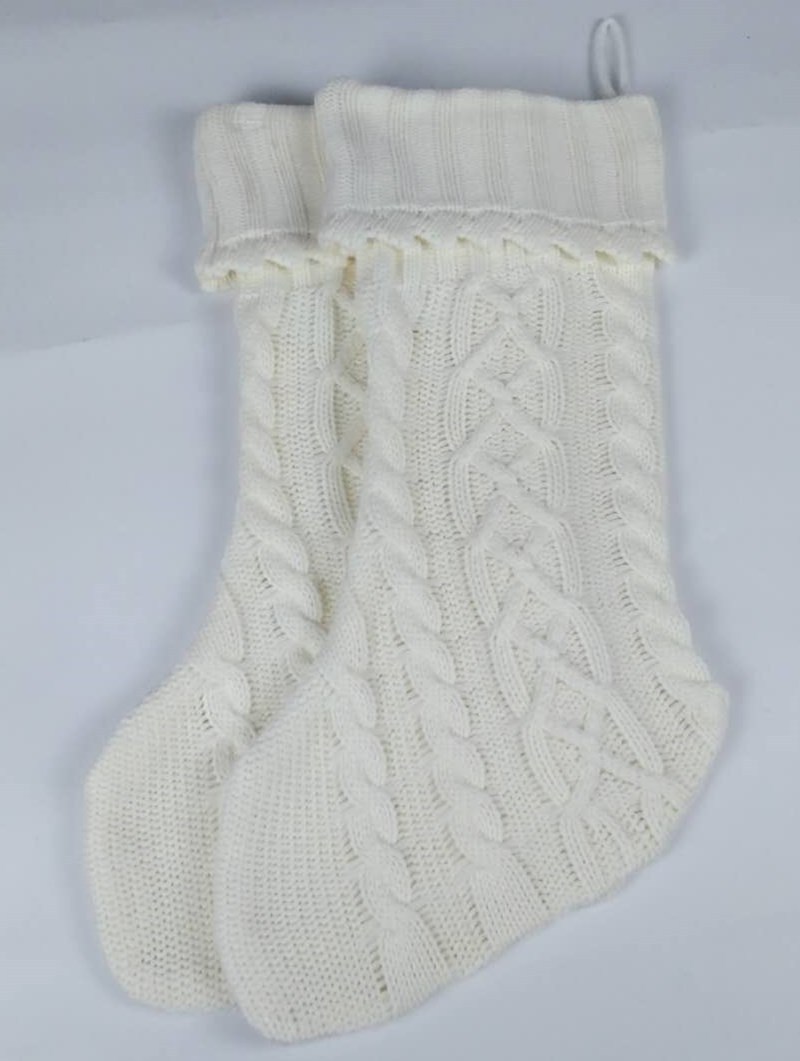Suministro directo de fábrica de calcetines de Navidad de lana de acrílico de punto calcetines de Navidad fuente de fábrica barato al por mayor de bienvenida a la compra