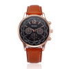 Men's watch, belt, quartz watches for leisure, suitable for import