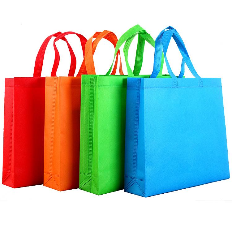 廠家直銷覆膜手提無紡布袋定做logo可折疊手提包裝購物袋定制現貨