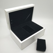 批發禮品首飾名牌手表包裝盒訂做 PU皮質白色表盒子 單只表盒