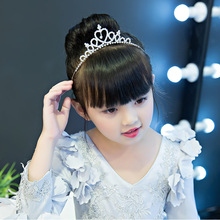 韓版兒童皇冠發箍公主可愛水鑽頭飾寶寶小女孩水晶女童表演頭飾