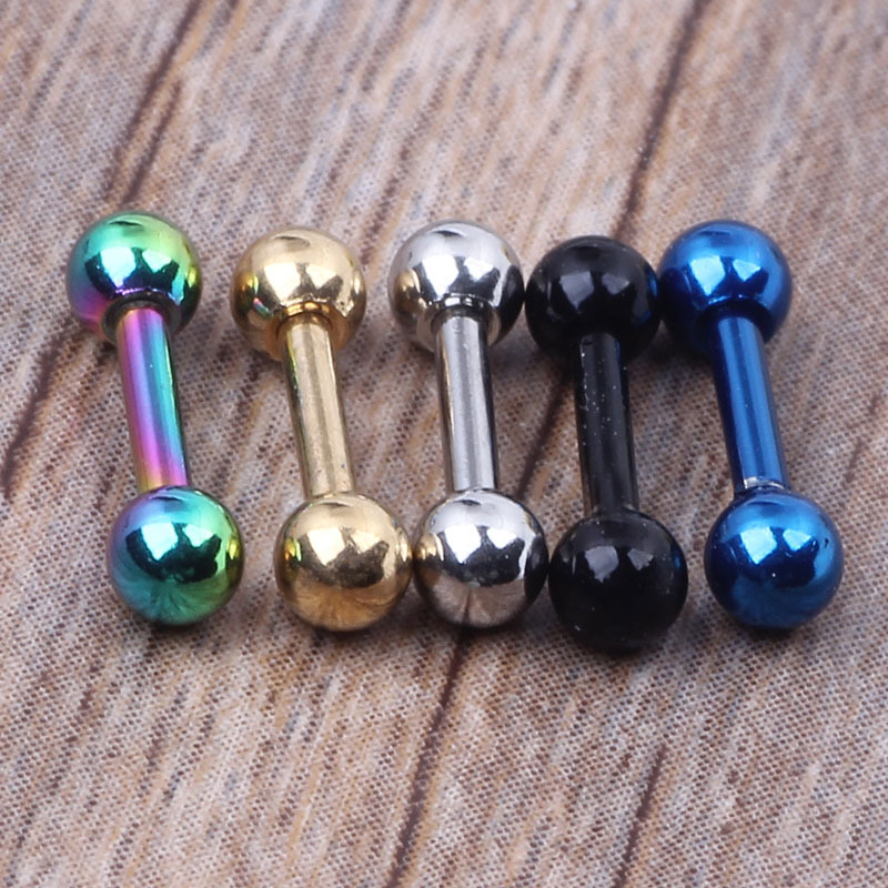Labret piercing jewelry detail image