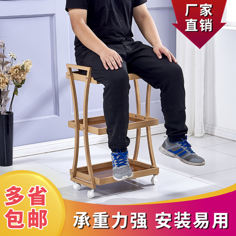 多功能三层美容推车木移动欧式高档仪器美容院小推车置物架工具车