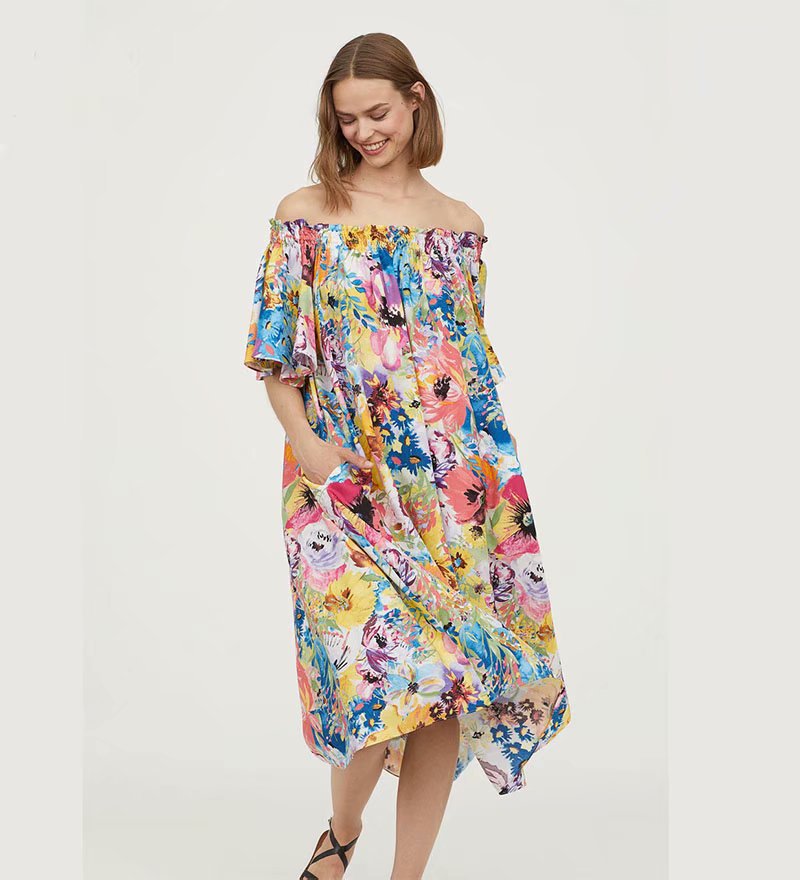 Chiffon Fashionskirt(Picture color-M) NHAM4376-Picture-color-M