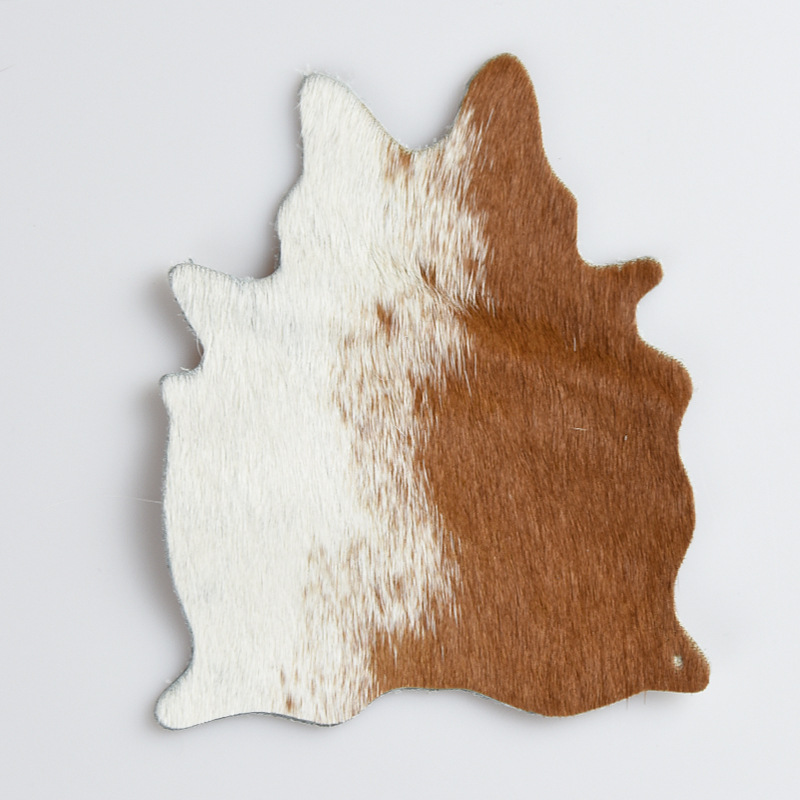 【未然海】牛毛皮马毛皮杯垫墙饰个性私人订制激光雕刻冲压可订做