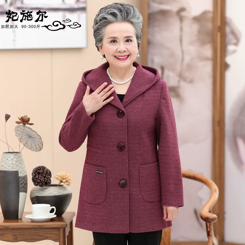 2010 женское осеннее пальто 2019 Новое 40 лет 50 весна и осень ветровка с капюшоном 80 лет маленькая рубашка Топ с длинным рукавом для мамы