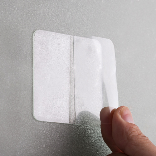 Strong double-sided transparent adhesive, nail-free sticker, removable adhesive, strong traceless car hook, magic rubber pad, car magic sticker