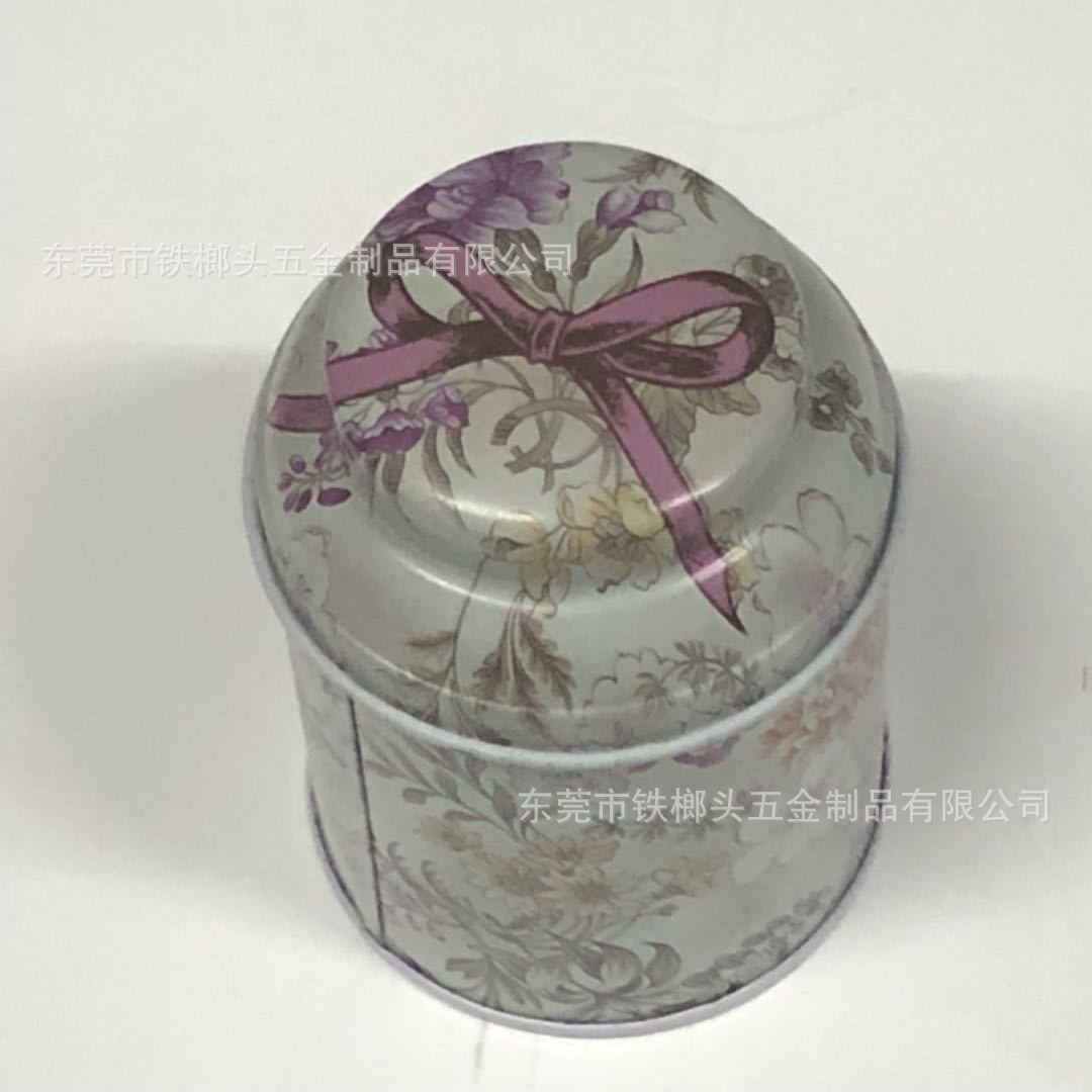 马口铁圆形蘑菇头金属茶叶罐密封礼品茶叶 通用便携式铁盒定制