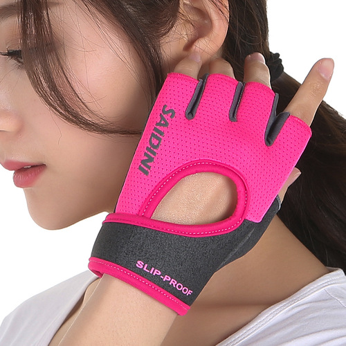Sports half-finger gloves summer thin fitness dumbbell bicycle outdoor cycling anti-slip new gloves