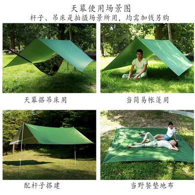 sunshade waterproof sunscreen silver coated | Çadırlar