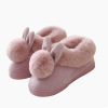 Slippers, keep warm winter cute footwear platform for pregnant for beloved indoor, Korean style