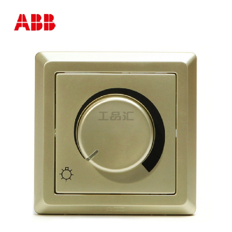 ABB 旋钮式调光开关；AE412-PG