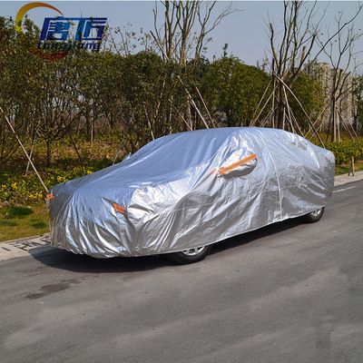 厂家直销优质防晒铝膜加棉车衣夏季防晒遮阳罩汽车车衣欢迎选购|ru