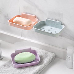 Smiling Face Hole-Free Soap Dish Bathroom Drainage Soap Box Toilet Soap Rack Wall Mounted Shelf Creative New Product