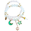 Fresh crystal, cute beaded bracelet, bead bracelet, jewelry